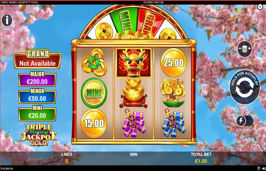Triple Money Jackpot Gold