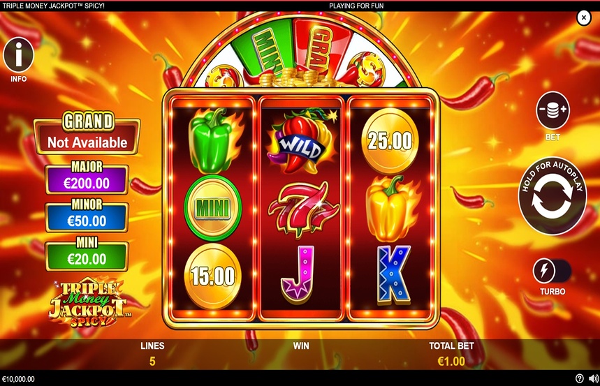 Triple Money Jackpot Spicy