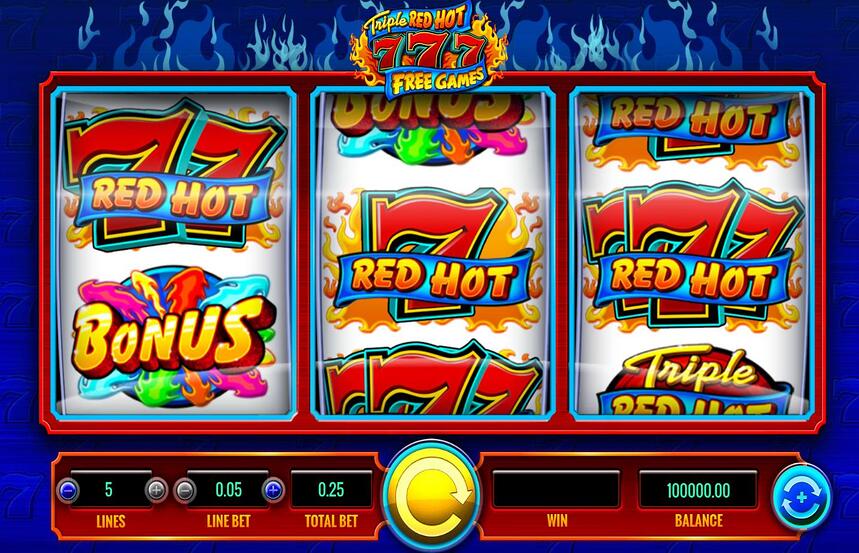 Triple Red Hot 777