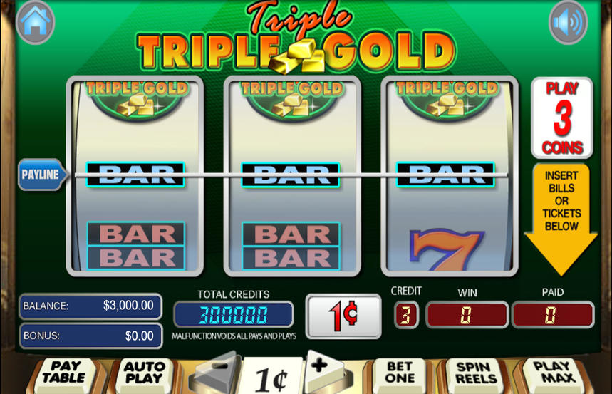 Triple Triple Gold
