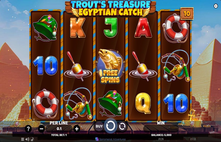 Trouts Treasure Egyptian Catch