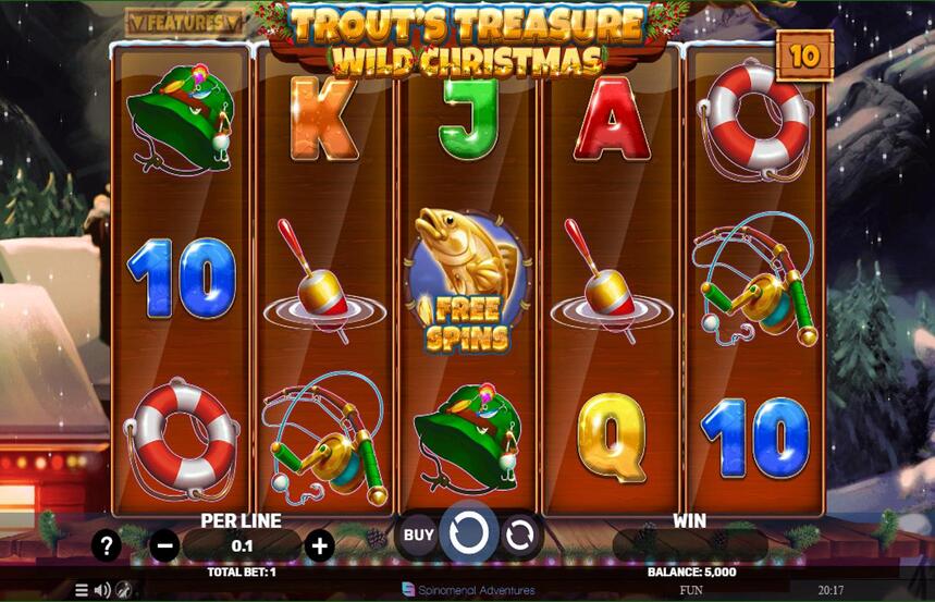 Trouts Treasure Wild Christmas