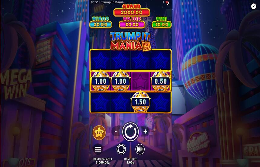 Trump It Mania Hot Bonus