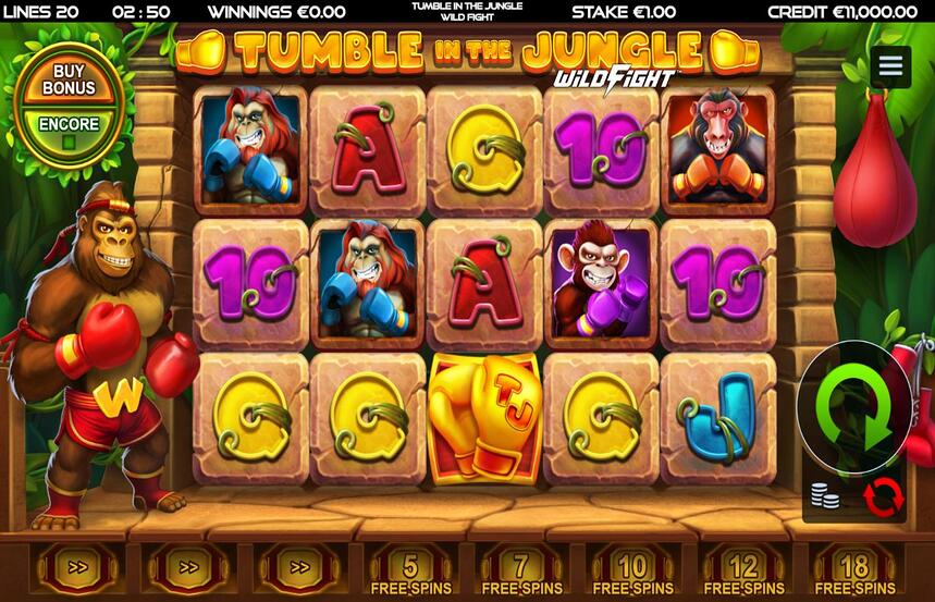 Tumble in the Jungle Wild Fight