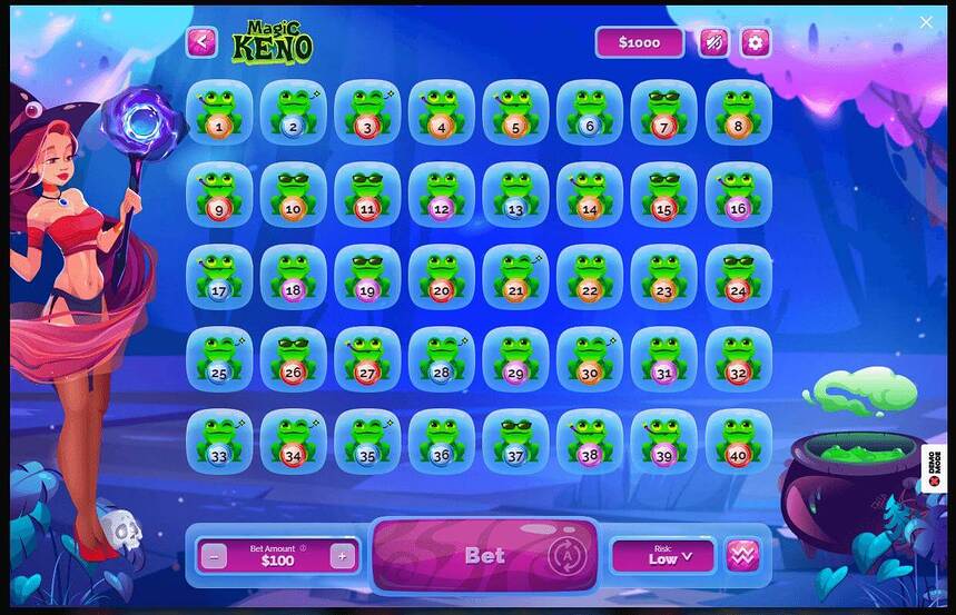 Turbo Games Magic Keno