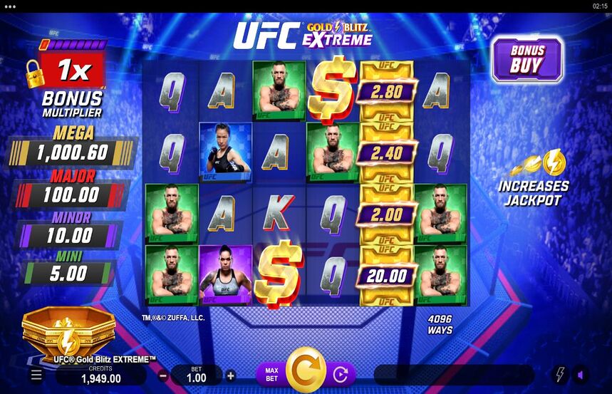 UFC Gold Blitz Extreme