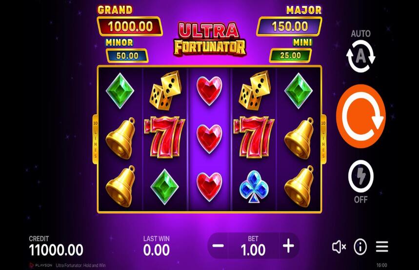 Ultra Fortunator Hold and Win