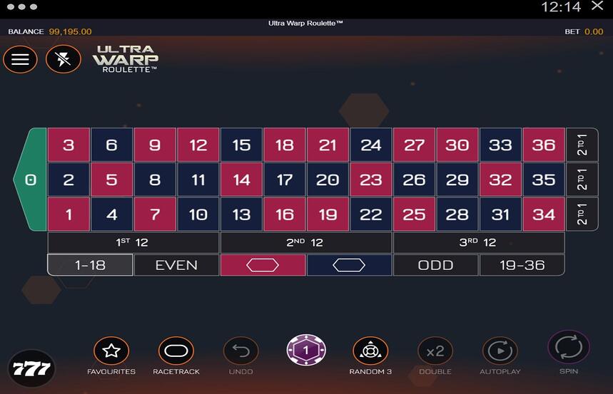 Ultra Warp Roulette