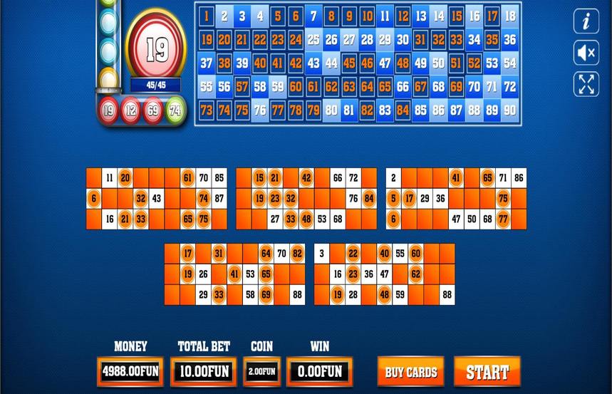 Urgent Games Bingo