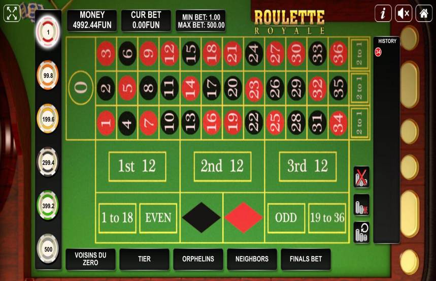 Urgent Games European Roulette
