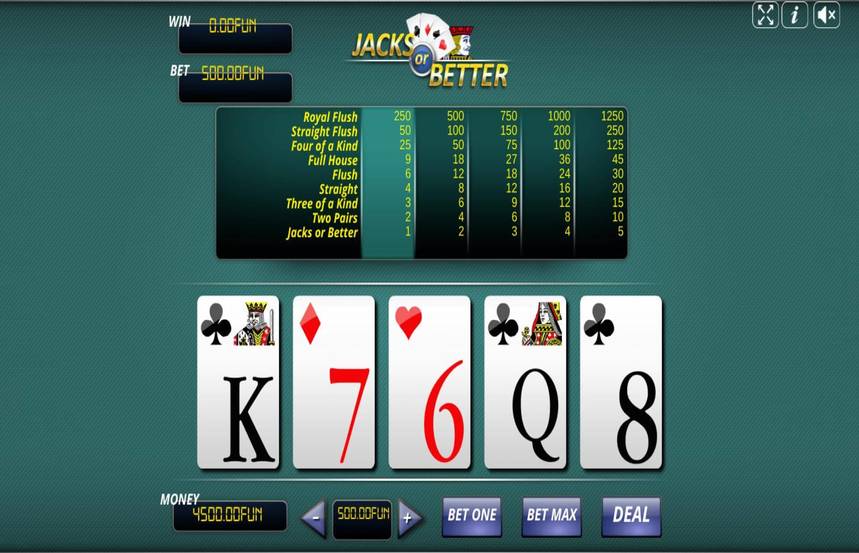 Urgent Games Jacks or Better