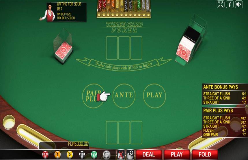 Urgent Games Three Card Poker