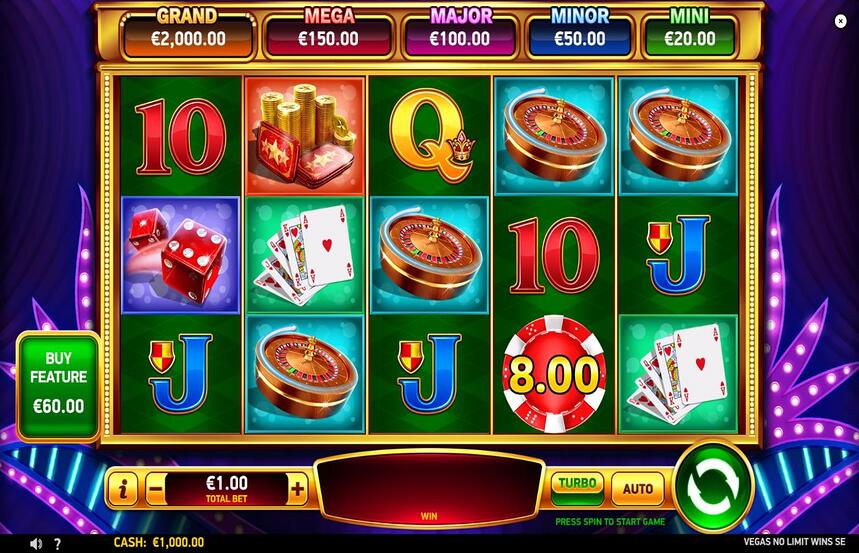 Vegas No Limit Wins SE
