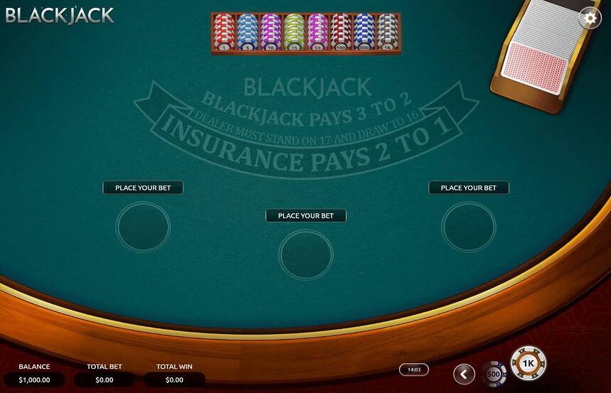 Vibra Gaming Blackjack