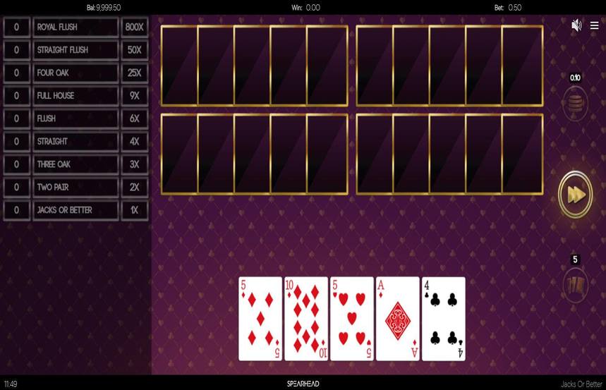 Video Poker Jacks or Better