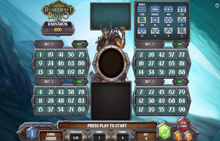 Viking Runecraft Bingo