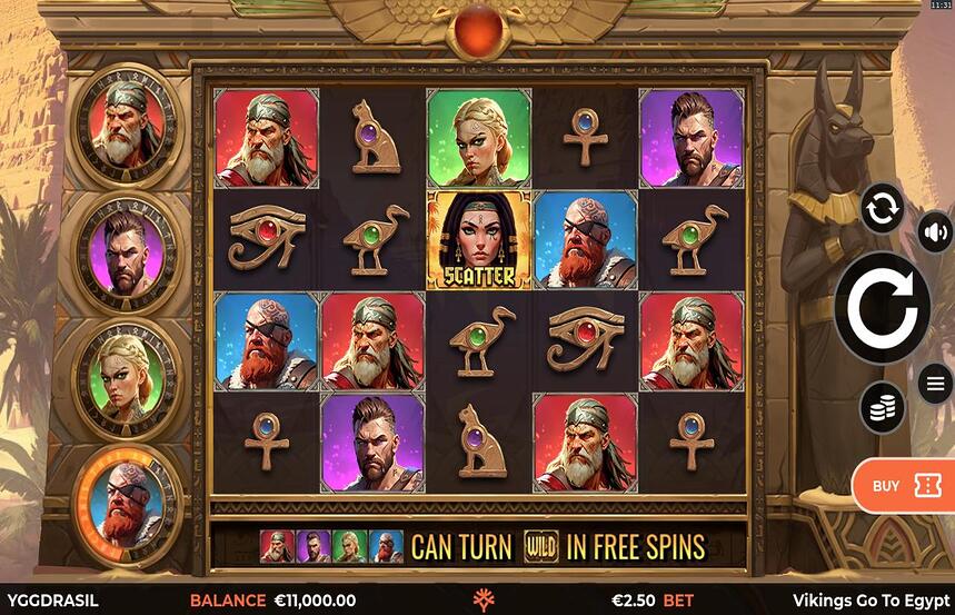 Vikings Go To Egypt Wild Fight