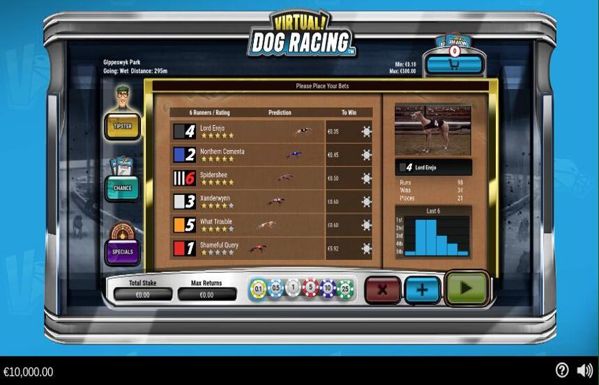 Virtual Dog Racing