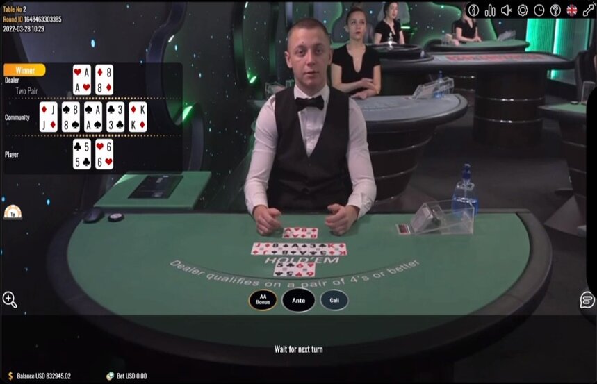 Vivo Gaming Casino Holdem