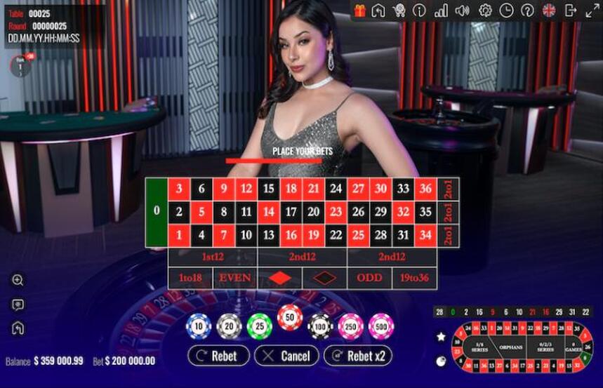 Vivo Gaming Las Vegas Roulette