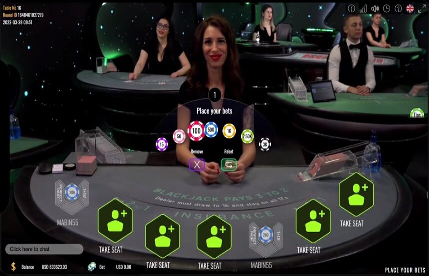 Vivo Gaming Live Blackjack