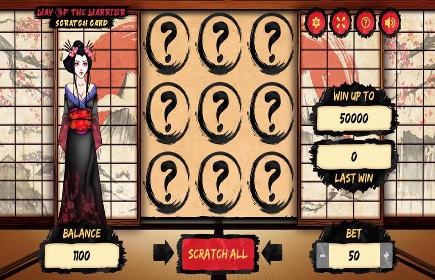 Way of The Warrior Scratch Card