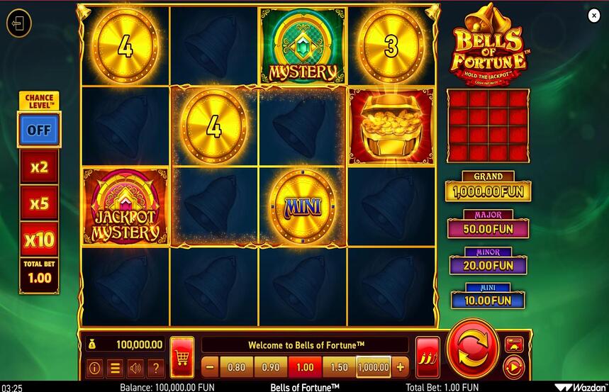 Wazdan Bells of Fortune