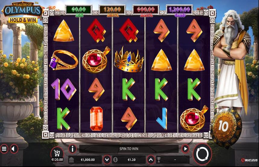 Wealth of Olympus Hold and Win