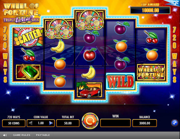 Wheel of Fortune Triple Extreme Spin