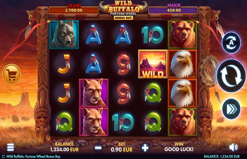 Wild Buffalo Fortune Wheel Bonus Buy