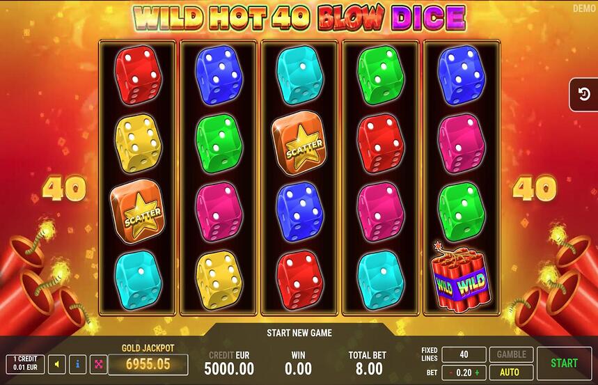 Wild Hot 40 Blow Dice