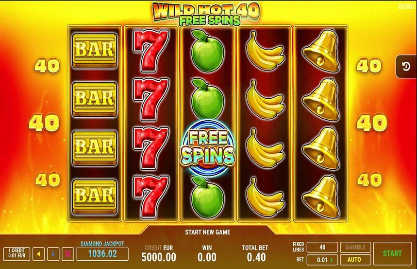 Wild Hot 40 Free Spins