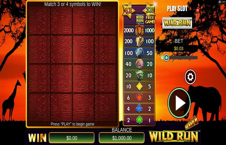 Wild Run Scratch
