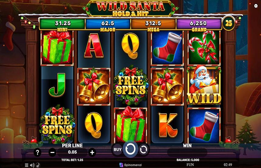 Wild Santa Hold and Hit
