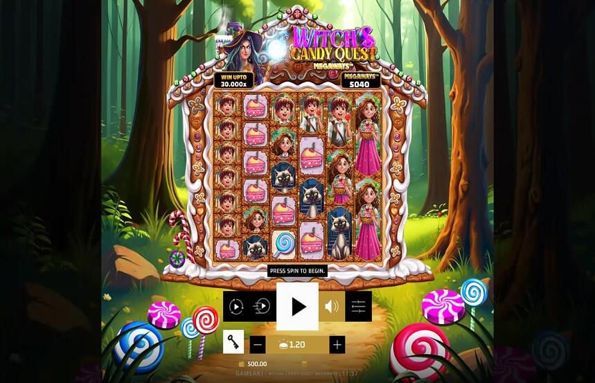 Witchs Candy Quest Megaways
