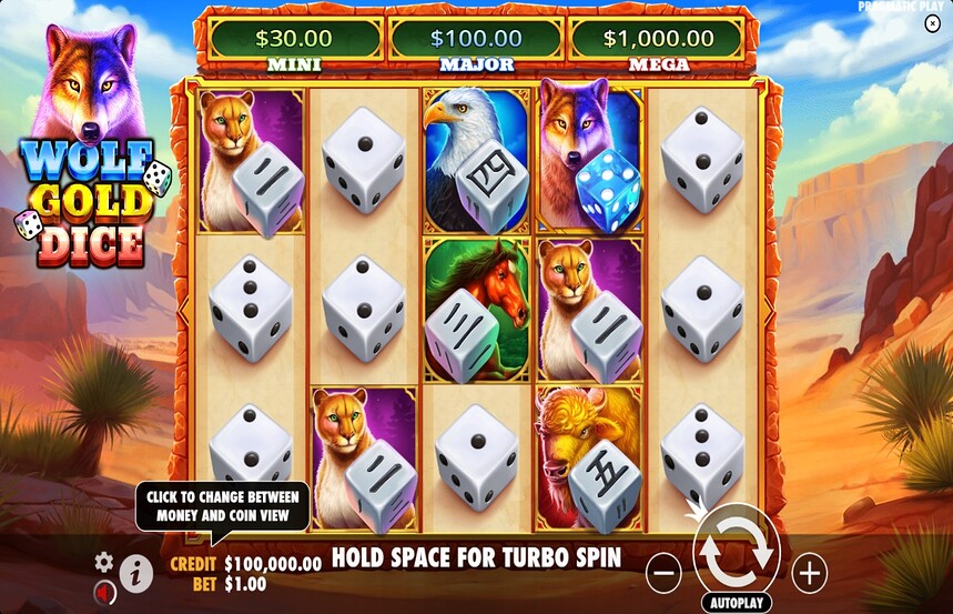 Wolf Gold Dice