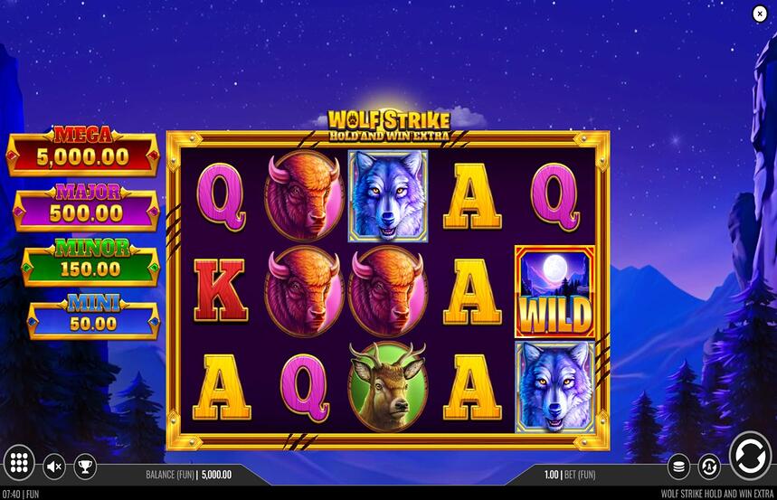 Wolf Strike Hold N Win Extra