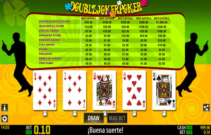 World Match Double Joker Poker
