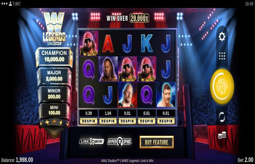WWE Legends Link And Win
