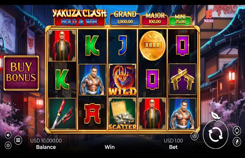 Yakuza Clash Hold and Win