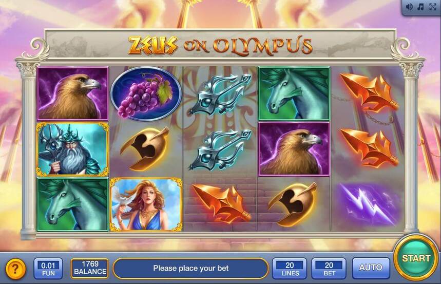 Zeus on Olympus