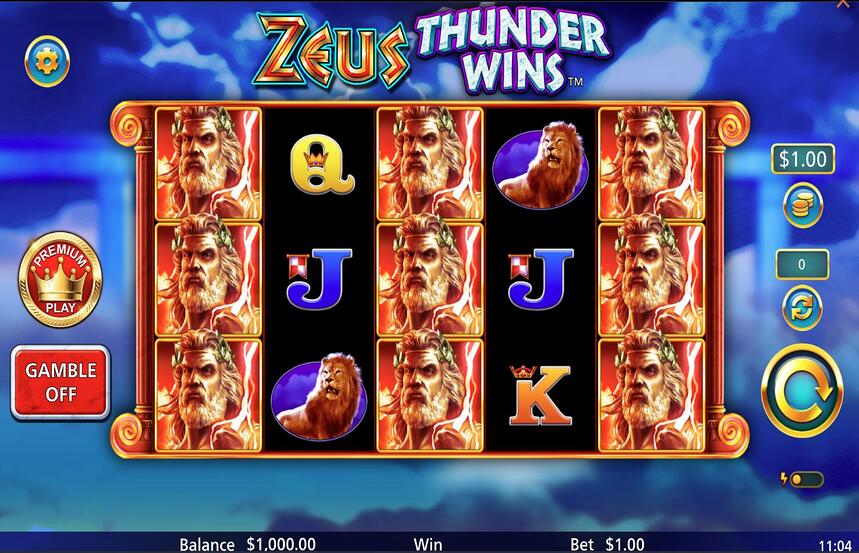 Zeus Thunder Wins